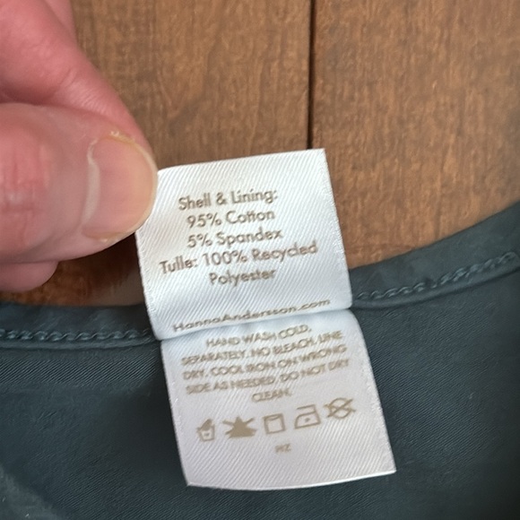 2 Hanna Andersson holiday festive dresses, Xmas, sparkling, tutu 3T - Picture 6 of 6